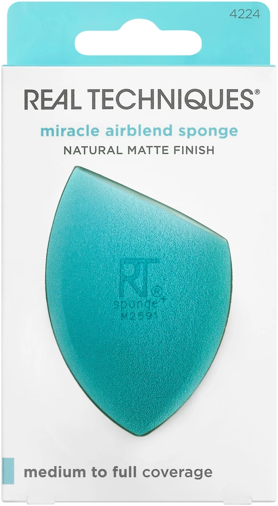 Real Techniques kempinėlė „Miracle Airblend“ 1 vnt.