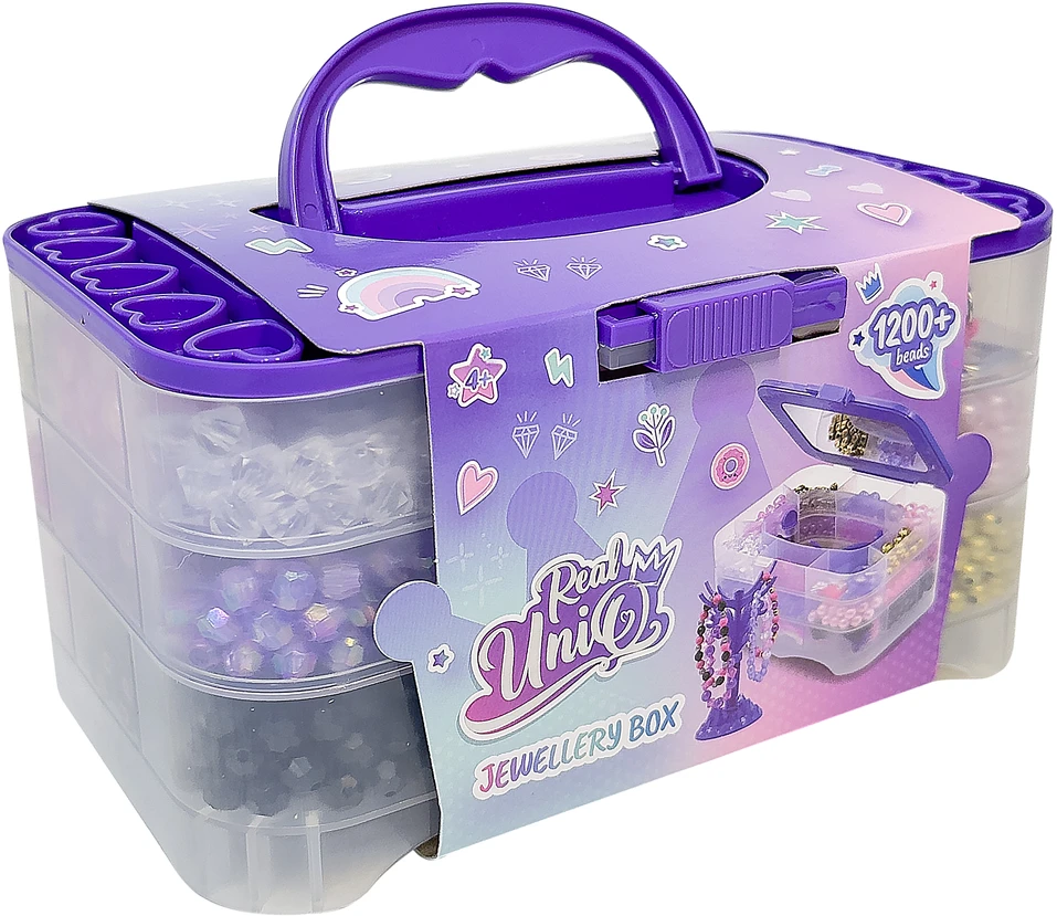 Mentor Real Uniq Tikra UniQ - Papuošalų dėžutė su 1200 karoliukų - (30516)