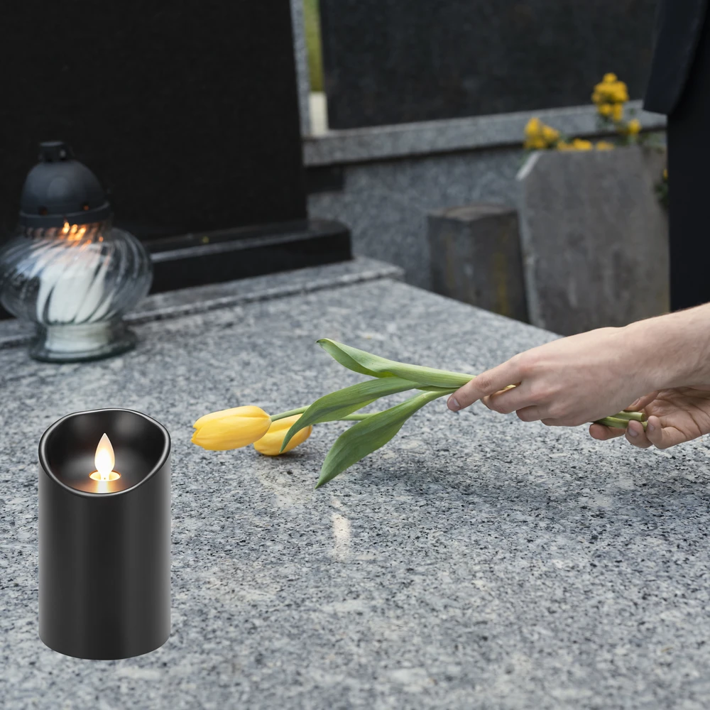 Realne Ceny Krzysztof Alchimionek 120 vnt. Kasetė žvakėms Žvakė su baterijomis LED 12,5 cm Liepsnos efektas