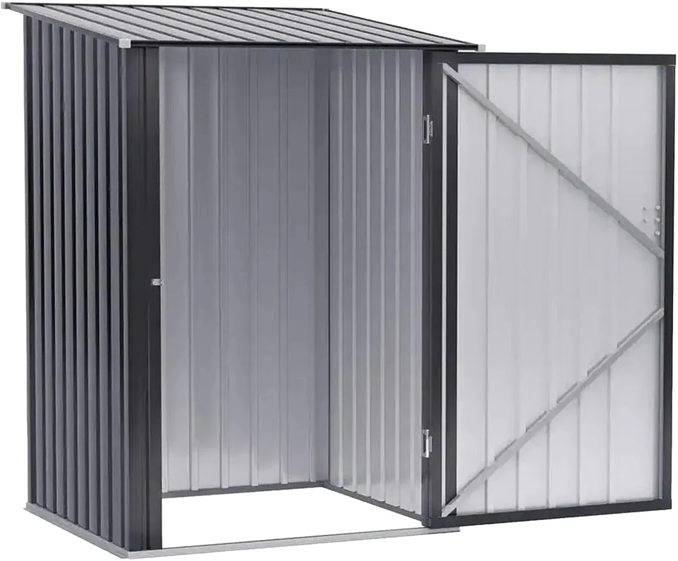 Realne Ceny Krzysztof Alchimionek 15x Domek Narzędziowy Metalowy Schowek na Narzędzia Ogrodowy Szopa 160x98x103cm