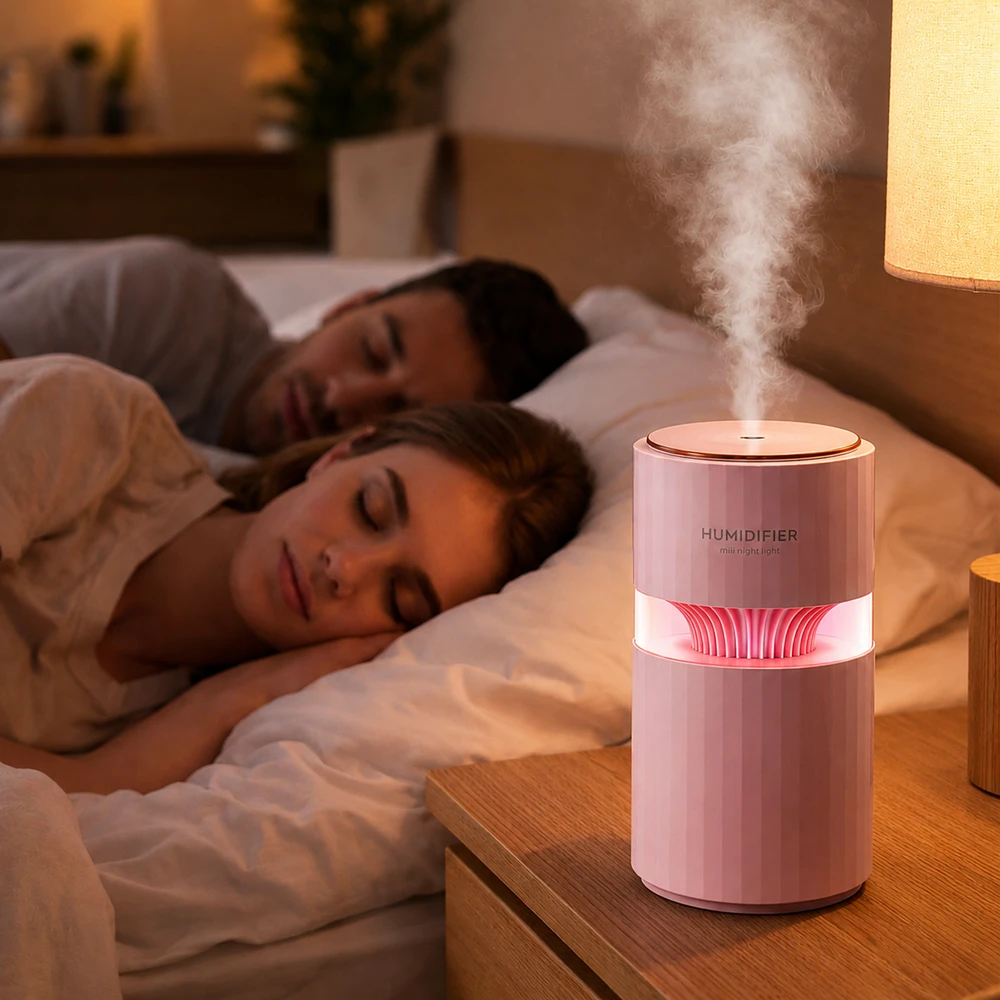 Realne Ceny Krzysztof Alchimionek Drėkintuvas Powietrza Dyfuzor do Samochodu su Lampką Podświetleniem Led 400ml