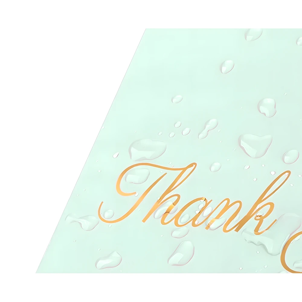 Realne Ceny Krzysztof Alchimionek Foliopaki Kurierskie su Rączką Miętowe Thank You 400x500+70cm 50szt Foliopak