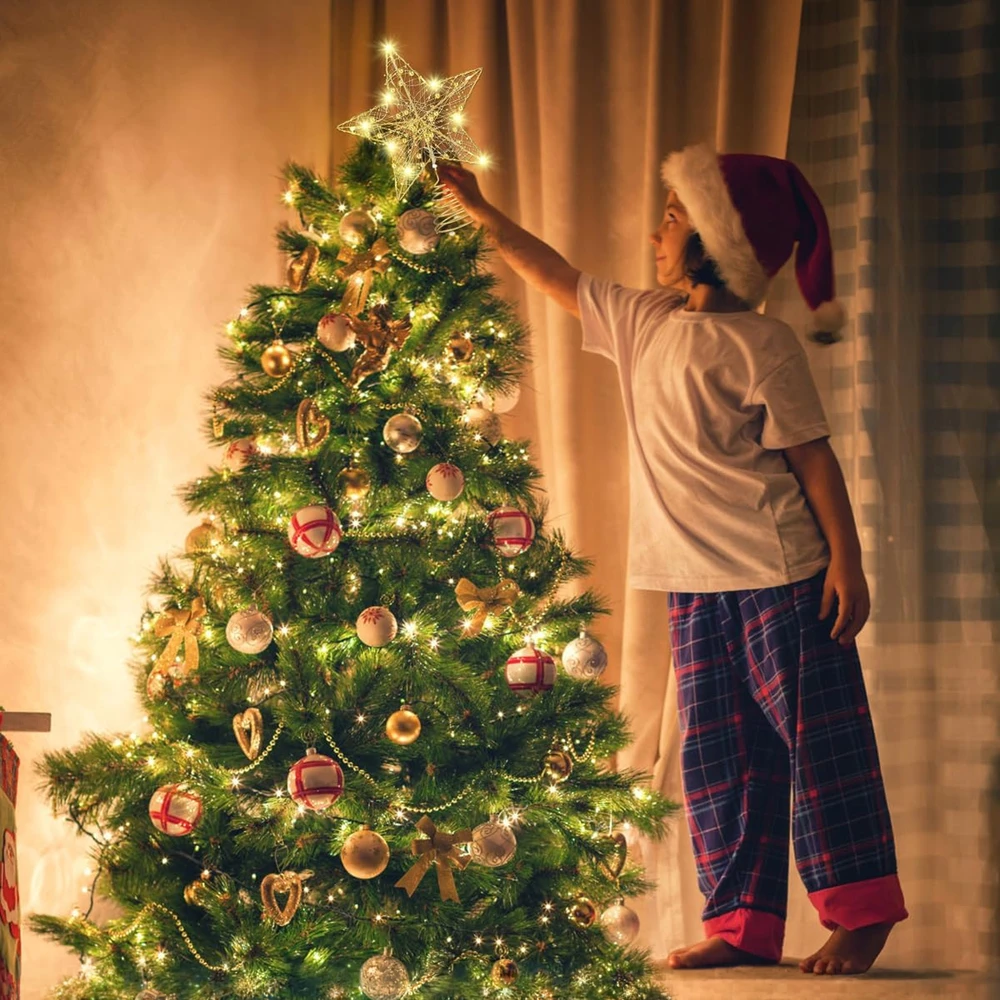 Realne Ceny Krzysztof Alchimionek Gwiazda Led Betlejemska na Choinkę Czubek Ozdoba Gwiazdka Lampka Duża 25 cm