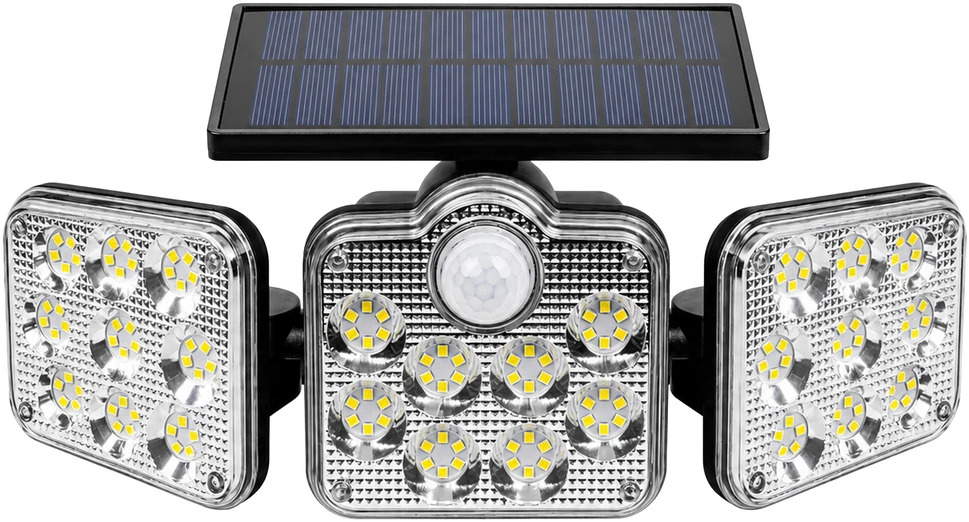 Realne Ceny Krzysztof Alchimionek Lampa Solarna Ogrodowa 138 Led Zewnętrzna su Czujnikiem Ruchu Zmierzchu Pilot