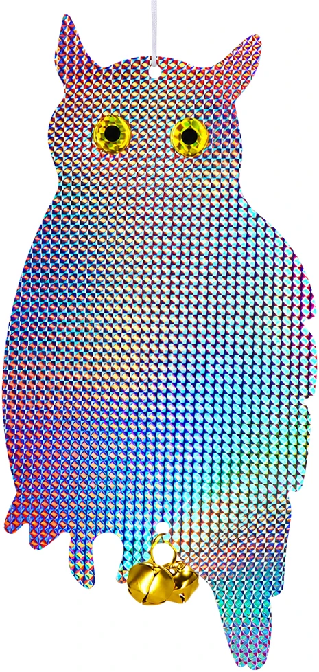 Realne Ceny Krzysztof Alchimionek Odstraszacz Ptaków Szpaków Gołębi Hologram Odblaskowy Sowa Wisząca Duża