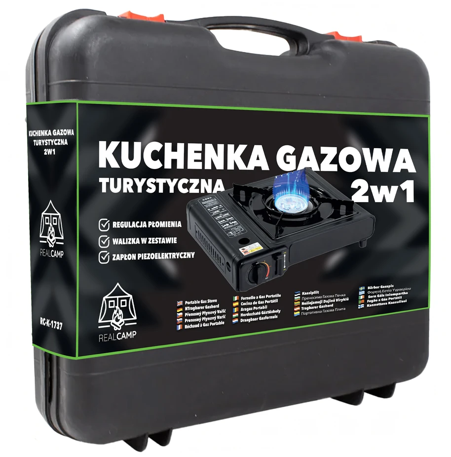 Realne Ceny Krzysztof Alchimionek 150x Kuchenka Turystyczna Dujinė Polowa Przenośna na Kartusze 2w1 w Walizce