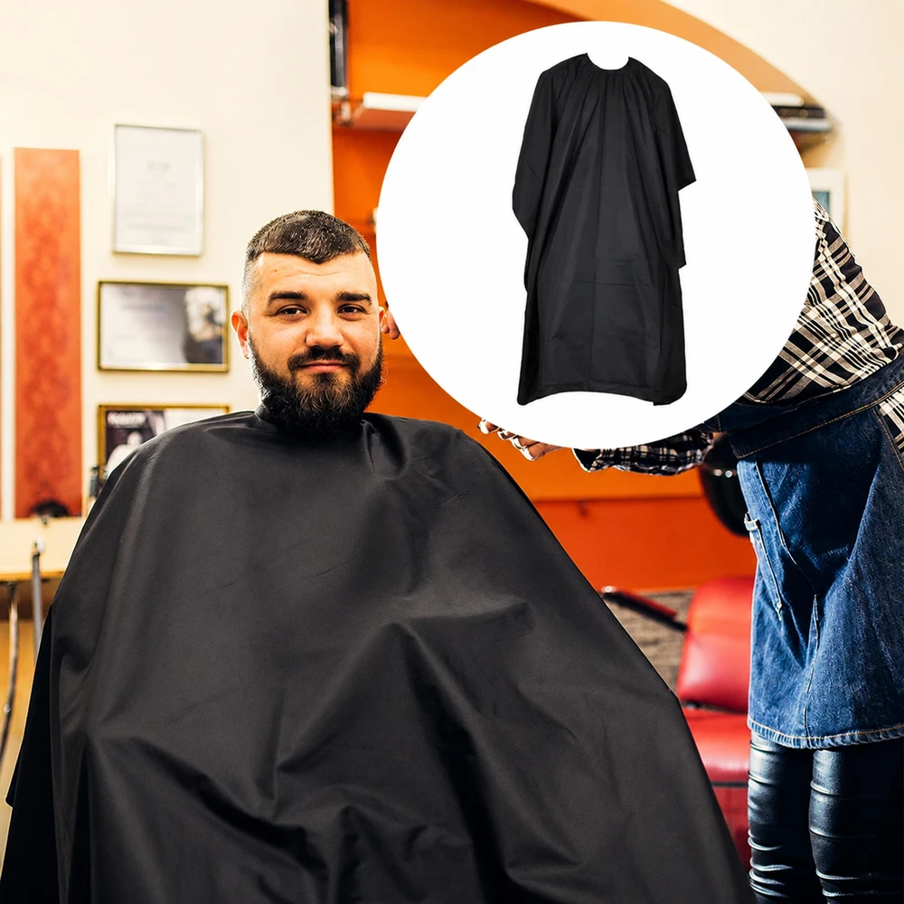Realne Ceny Krzysztof Alchimionek Peleryna Fryzjerska Barberska Fartuch Juoda Wodoodporna Duża 140x100 cm