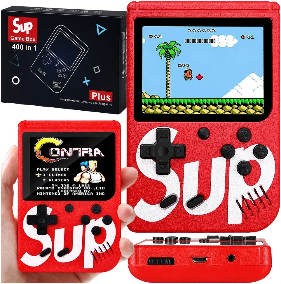 Realne Ceny Krzysztof Alchimionek Przenośna Mini Konsolė Gameboy Retro Pegasus Game Mario Contra 400 Gier
