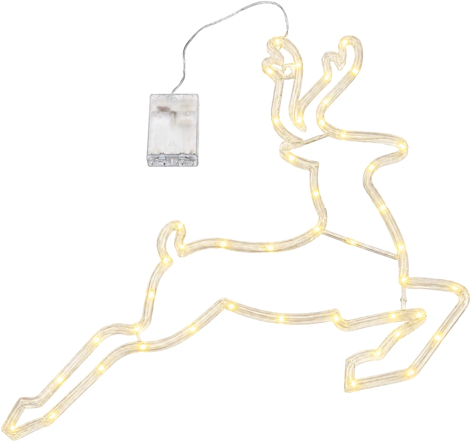 Realne Ceny Krzysztof Alchimionek Renifer Świąteczny 43 Led Baltas Ciepły Dekoracja Ozdoba Lampka 46cm Święta
