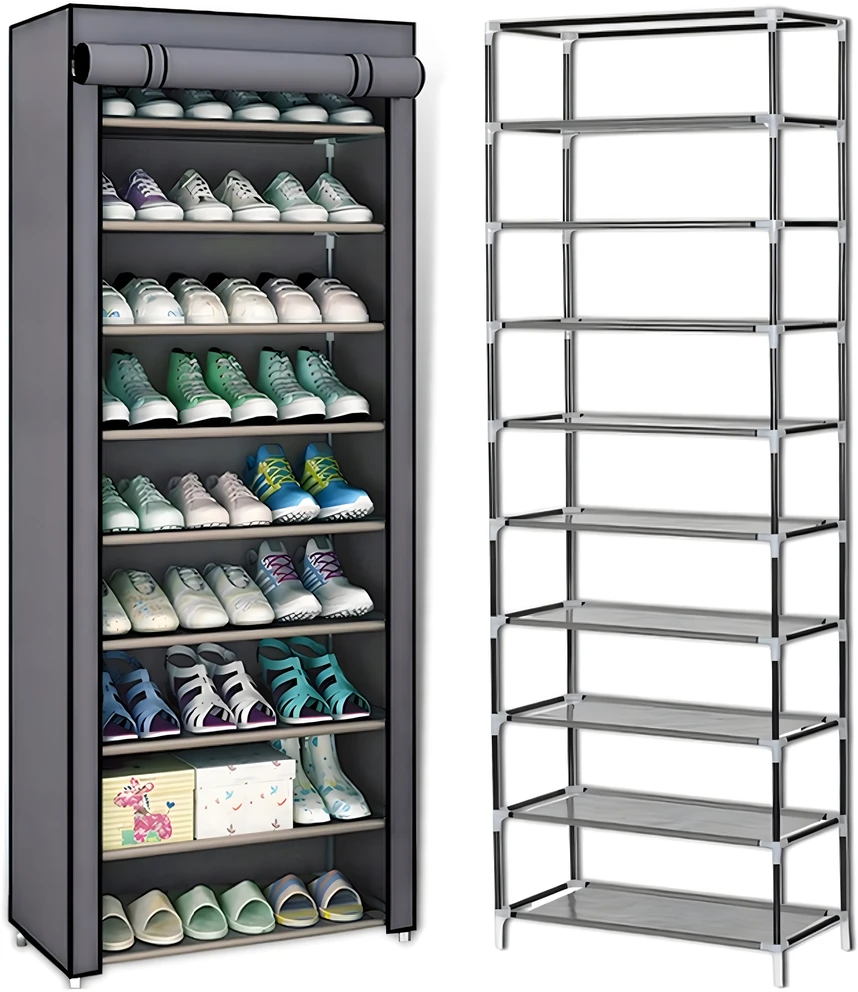 Kepurė Realne Ceny Krzysztof Alchimionek Składana Spinta Tekstylna na Buty Półka Materiałowa Lentyna Duża 160x60x30cm