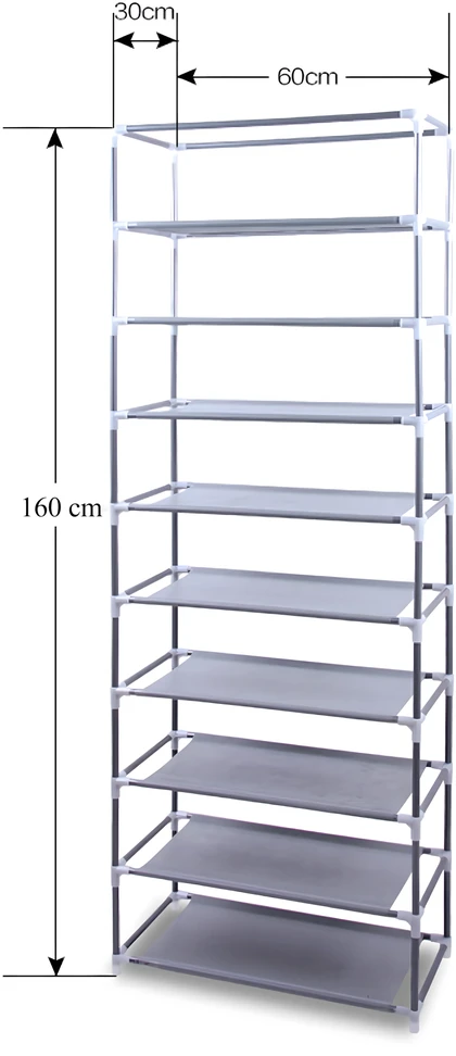 Kepurė Realne Ceny Krzysztof Alchimionek Składana Spinta Tekstylna na Buty Półka Materiałowa Lentyna Duża 160x60x30cm