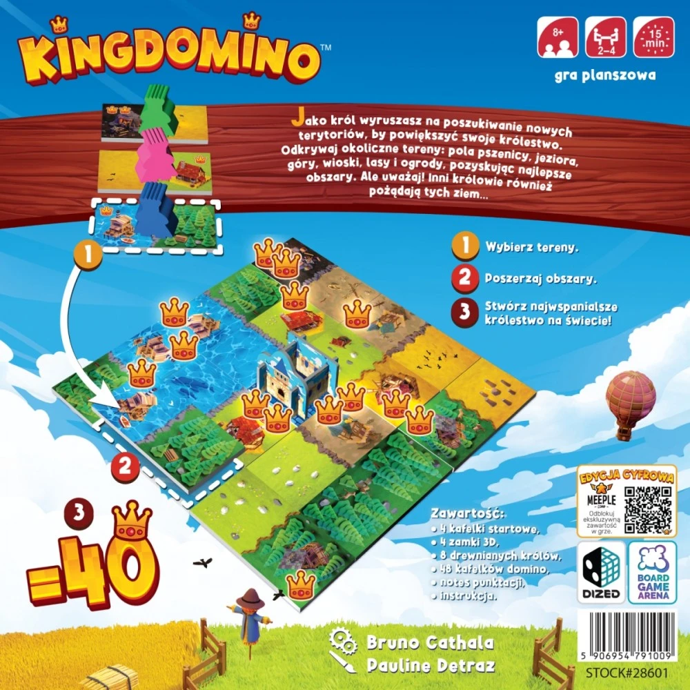 Rebel Gra „Kingdomino“ žaidimas