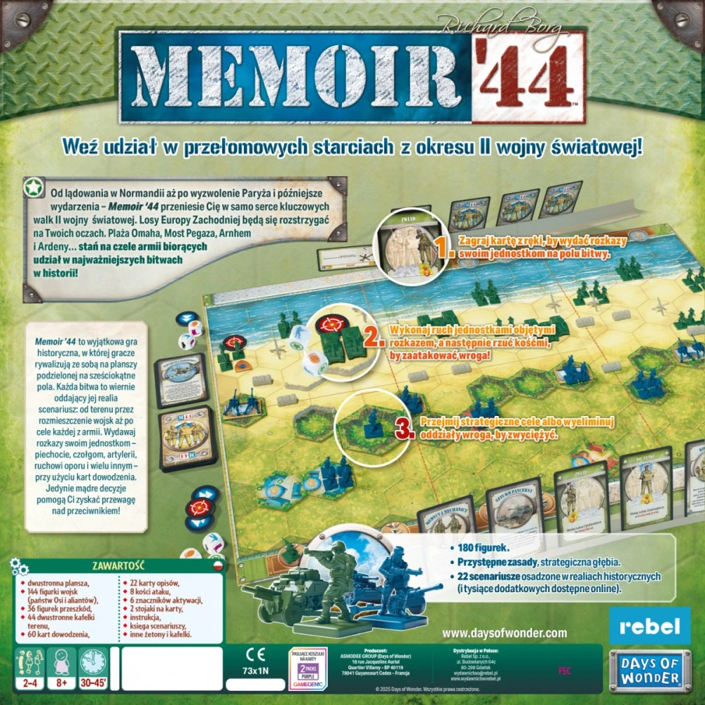Rebel Gra Memoir 44 (lenkų leidimas)