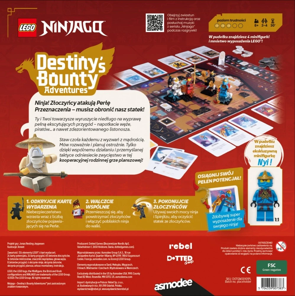 „Rebel Ninjago“ žaidimas: „Destiny's Pearl Adventures“
