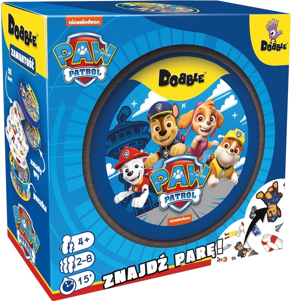 Rebel Sukilėlių kortų žaidimas „Dobble Paw Patrol“ – apvalios žaidimo kortos GR0759
