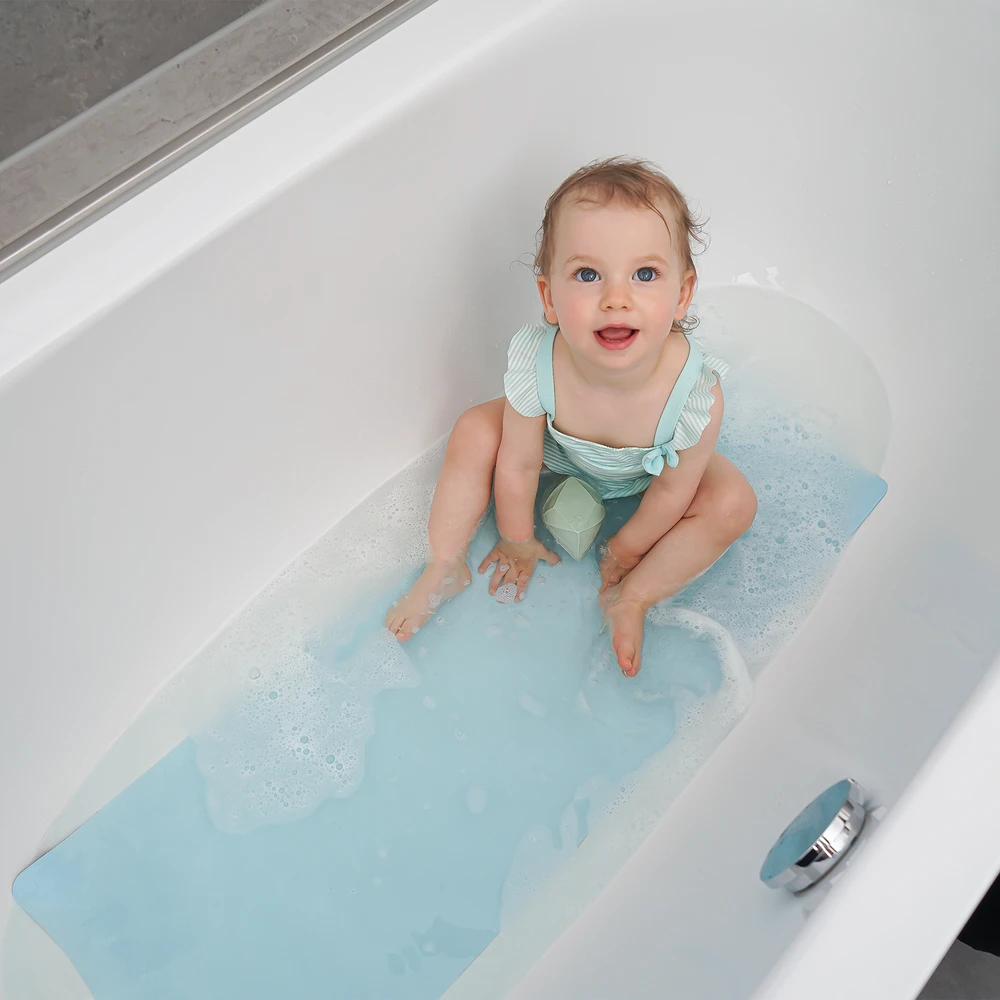 Reer - MyHappyBath Mat XL vonios kilimėlis - mėlynas - 97 x 36 cm