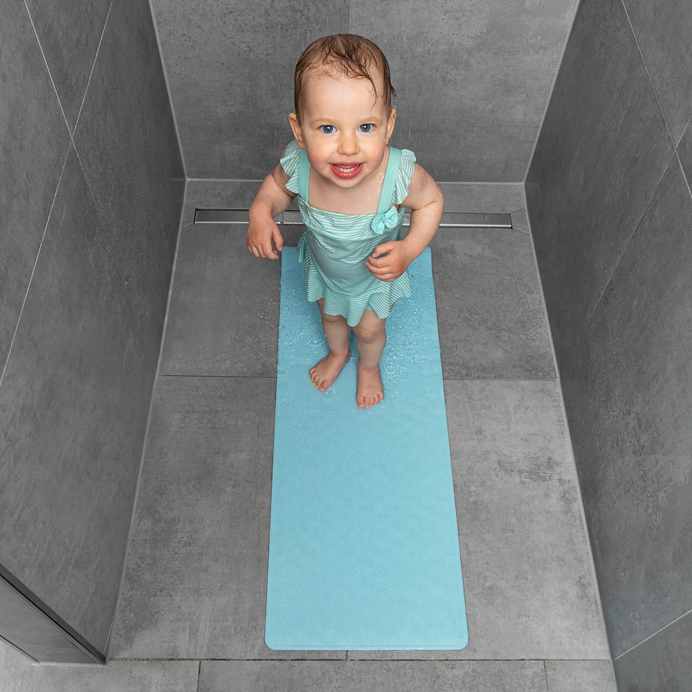 Reer - MyHappyBath Mat XL vonios kilimėlis - mėlynas - 97 x 36 cm