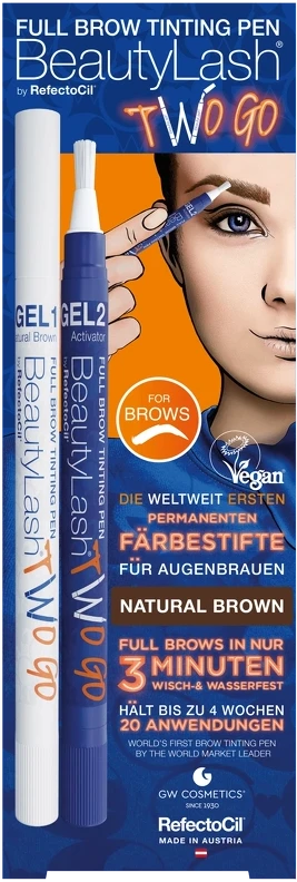 RefectoCil BeautyLash Two Go antakių spalva