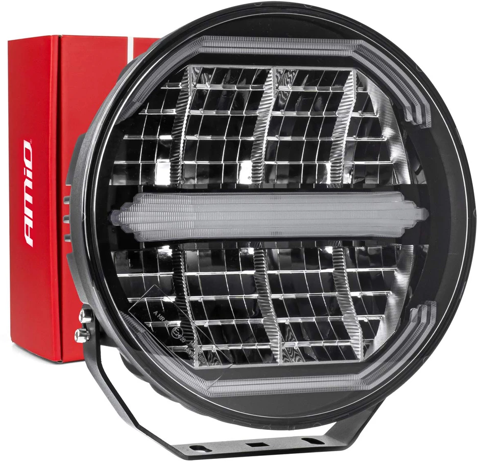 Amio LED tolimųjų šviesų žibintas su pozicinių šviesų funkcija 112W 12V 24V