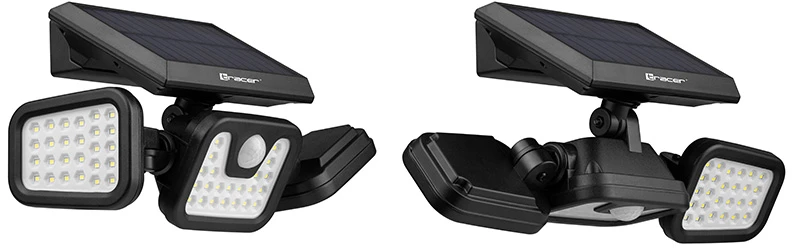 Reflektor solarny LED su judesio jutikliu TRACER SATURN