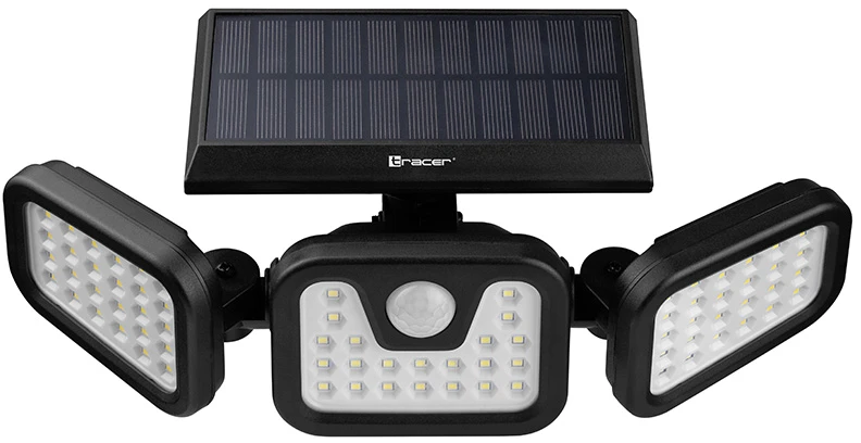Reflektor solarny LED su judesio jutikliu TRACER SATURN