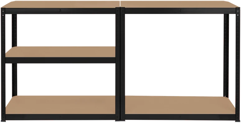 Metalinė sandėlio lentyna 180x90x40 juoda Rebel
