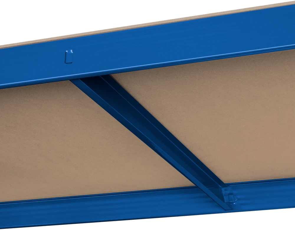 Metalinė sandėlio lentyna 180x90x40 mėlyna Rebel