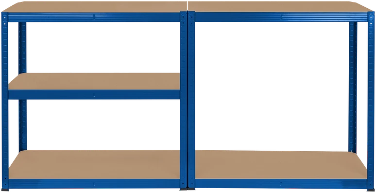 Metalinė sandėlio lentyna 180x90x40 mėlyna Rebel