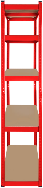 Metalinė sandėlio lentyna 180x90x40 raudona Rebel