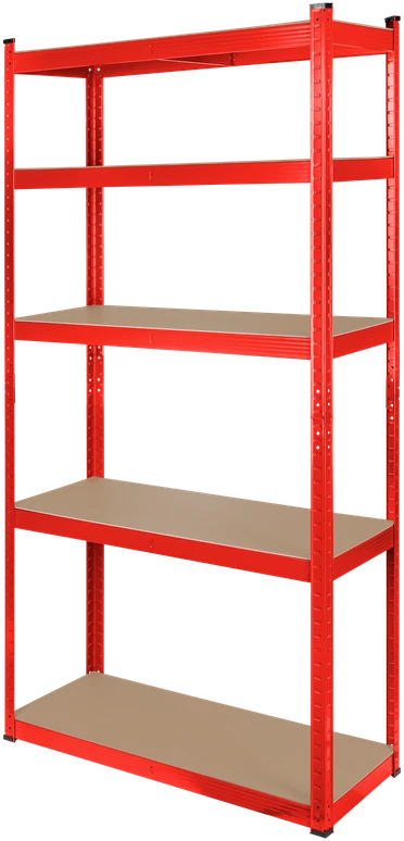 Metalinė sandėlio lentyna 180x90x40 raudona Rebel
