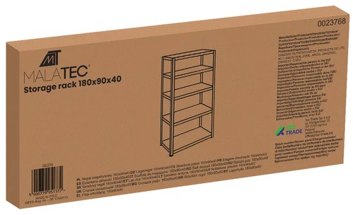 Sandėlio lentyna 180x90x40 Malatec 23768