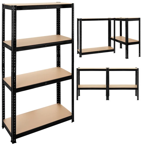 Bigstren Lentyna sandėlis - juoda 150x75x30 Bigstreen