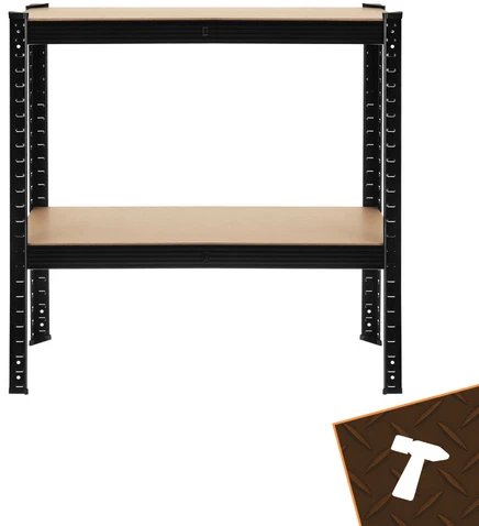 Bigstren Lentyna sandėlis - juoda 150x75x30 Bigstreen
