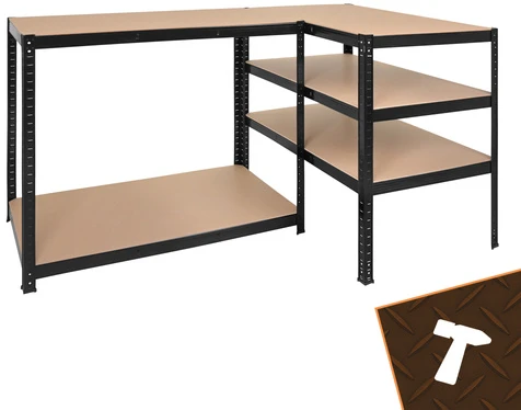 Lentyna magazynowy - juoda 180x100x60 Bigstren