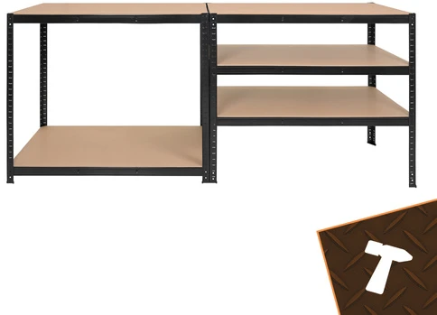 Lentyna magazynowy - juoda 180x100x60 Bigstren