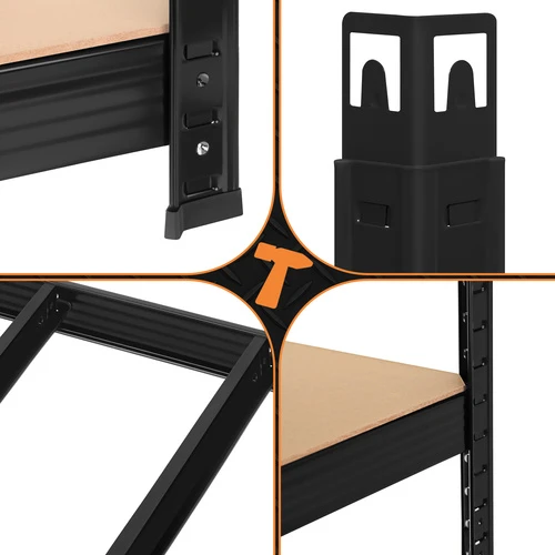Lentyna magazynowy - juoda 180x100x60 Bigstren