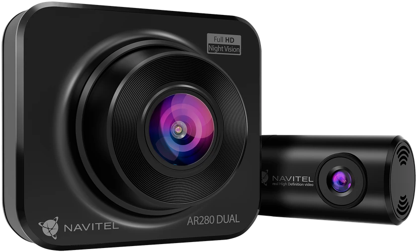 Navitel | AR280 DUAL | Full HD | Dashcam su papildoma galinio vaizdo kamera
