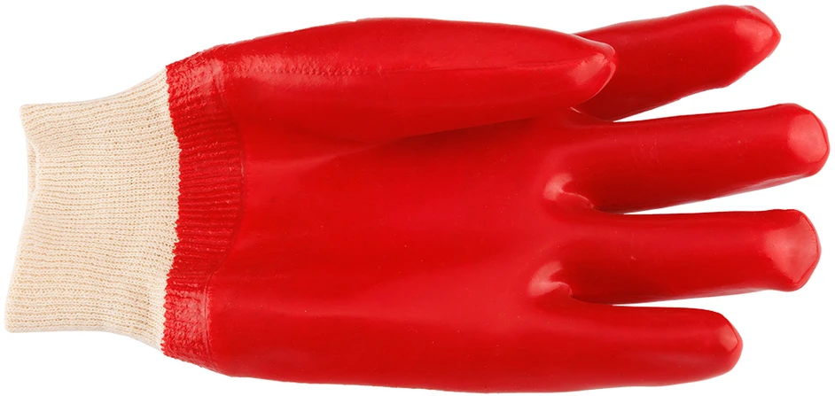 Rękawice Darbinės pirštinės, medvilninės, visiškai dengtos PVC, 3121X, 10 dydis