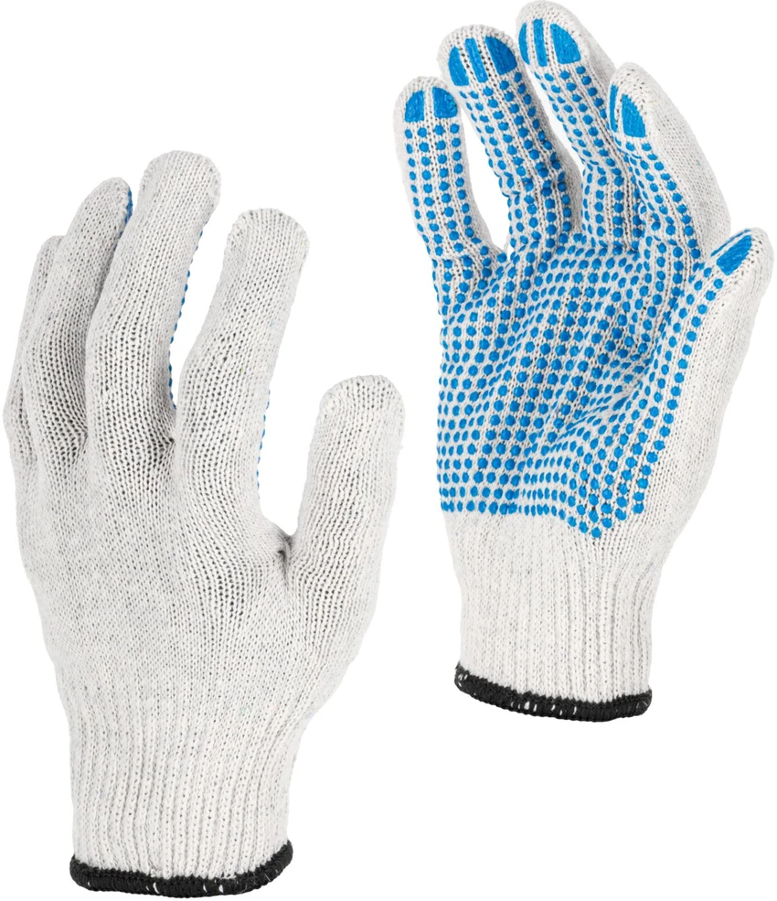Lahti Pro Rękawice Pirštinės su baltais ir mėlynais dangteliais l240410p, 12 porų, "10", ce, Lahti