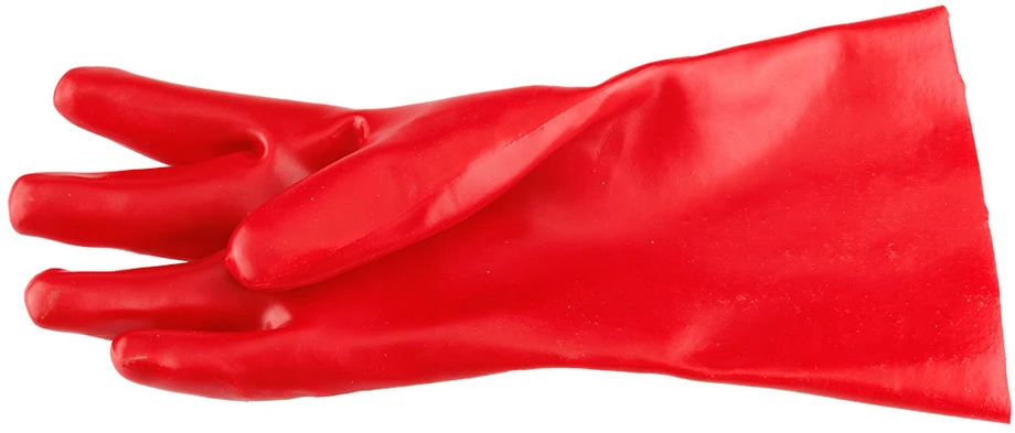 Rękawice PVC dengtos ilgos apsauginės pirštinės, 3121X, 10 dydis