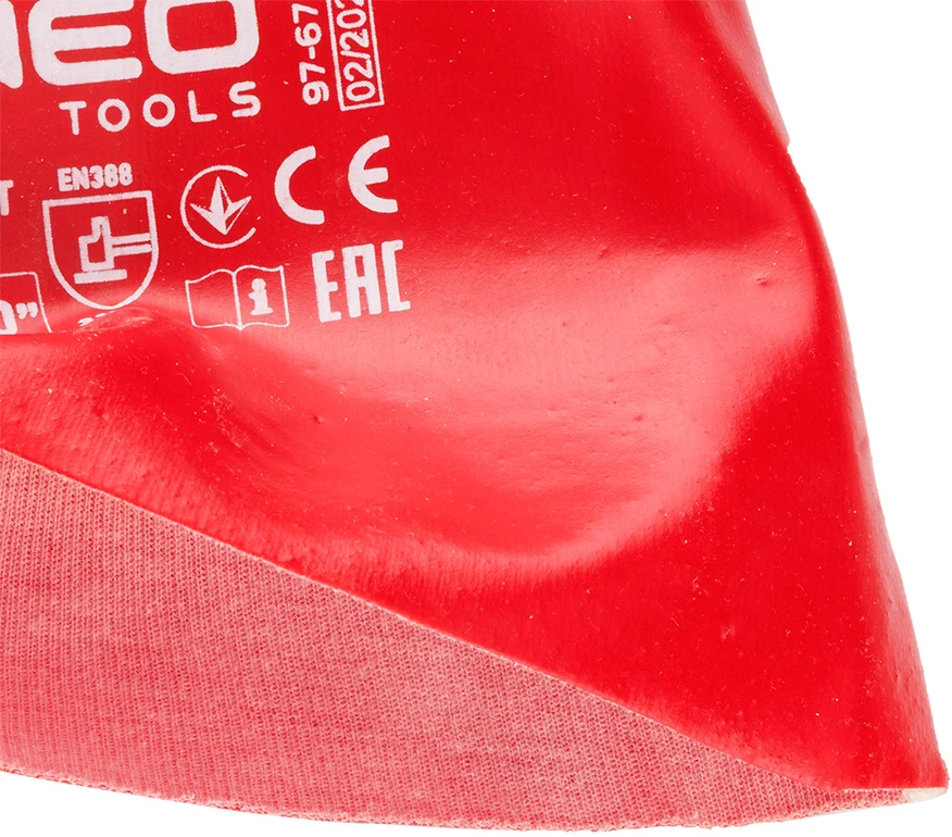 Rękawice PVC dengtos ilgos apsauginės pirštinės, 3121X, 10 dydis