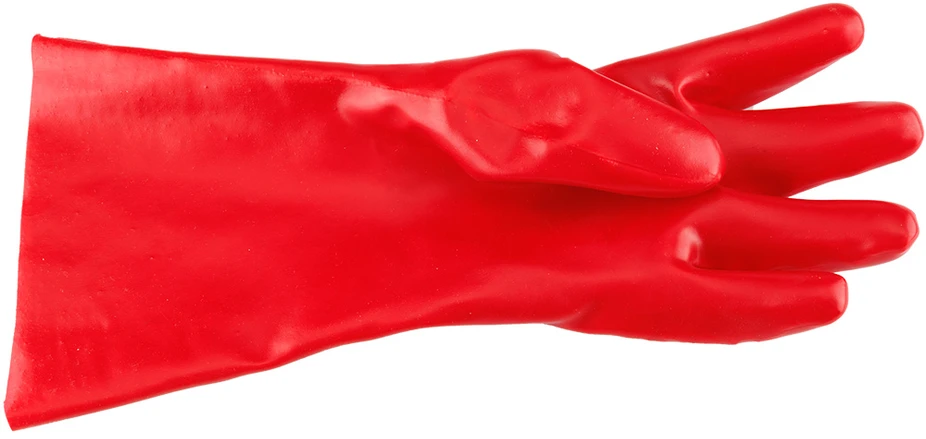 Rękawice PVC dengtos ilgos apsauginės pirštinės, 3121X, 10 dydis