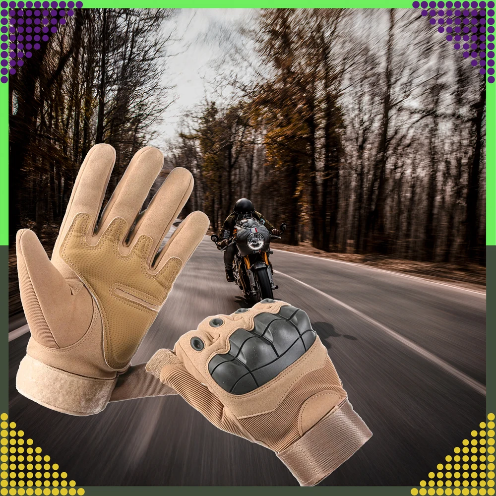 Rękawice Taktinės kovos išgyvenimo pirštinės motociklams, skirtos darbui su jutikliniu ekranu, L dydžio