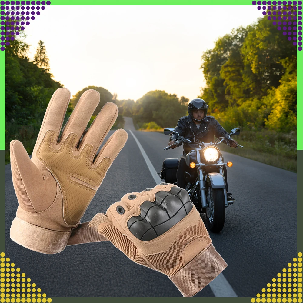 Rękawice Taktinės kovos išgyvenimo pirštinės motociklams, skirtos darbui su jutikliniu ekranu, L dydžio