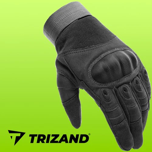 Tactical pirštinės XL- juodas Trizand 21770