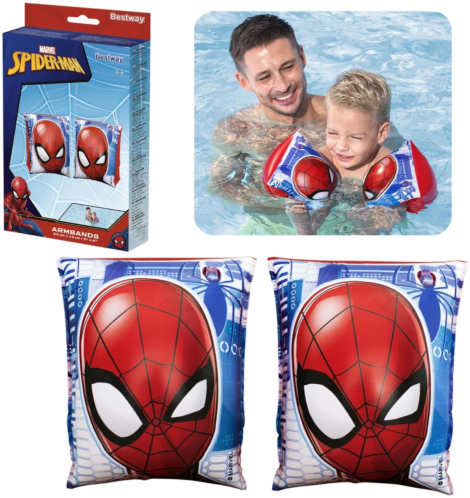 Rękawki „Marvel Spider-Man Bestway 98001“ vaikiškos plaukimo rankovės