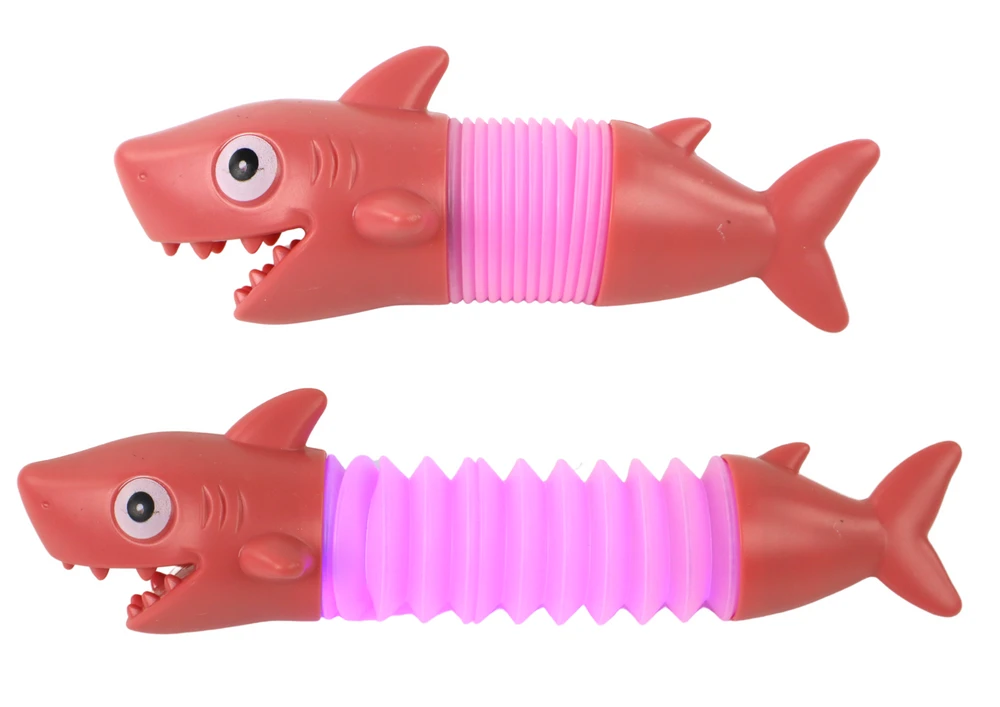 Lean Toys Švieičantis antistresinis žaislas Ryklys