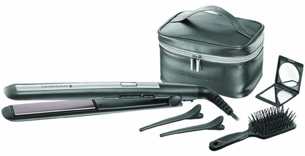 Remington Plaukų tiesintuvas | S5506GP Pro-Ceramic Titanium | Ceramic heating system | Ekranas Digital display | Temperature (min) 150 °C | Temperature (max) 230 °C | Dark Pilkas