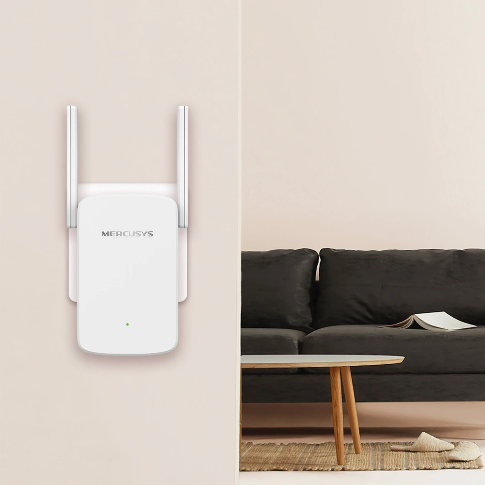 TP-Link Mercusys | AC1200 Wi-Fi diapazono plėstuvas | ME30 | 802.11ac | 2GHz/5GHz | 867+300 Mbit/s | 10/100 Mbit/s | Ethernet LAN (RJ-45) jungtys 1 | MU-MiMO Nr. | nėra PoE | Antenos tipas 2x išorinė