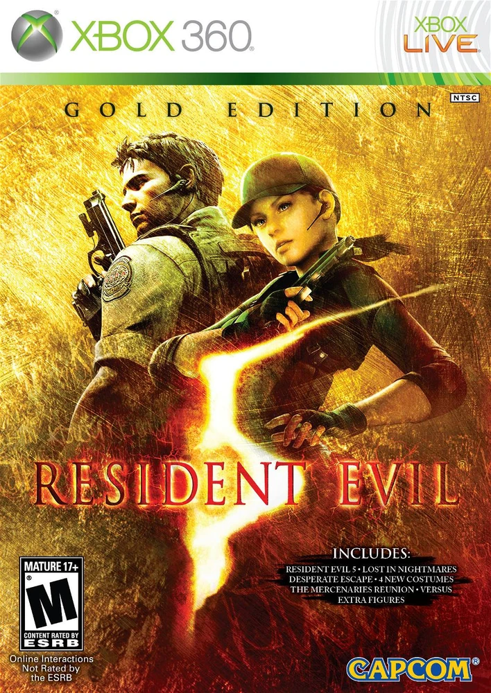 Capcom „Resident Evil 5“: auksinis leidimas – „XBOX 360“